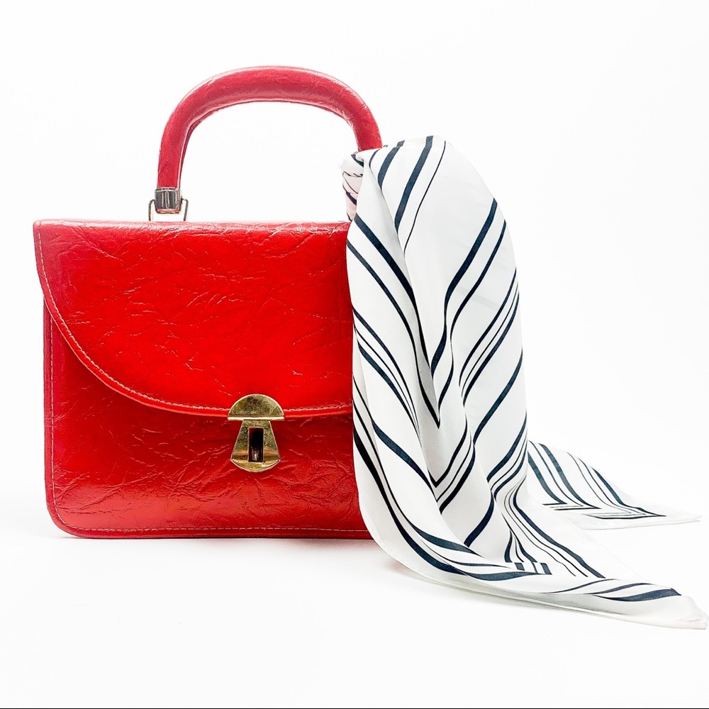 Vintage Handbag (c. 1970), Cherry Red